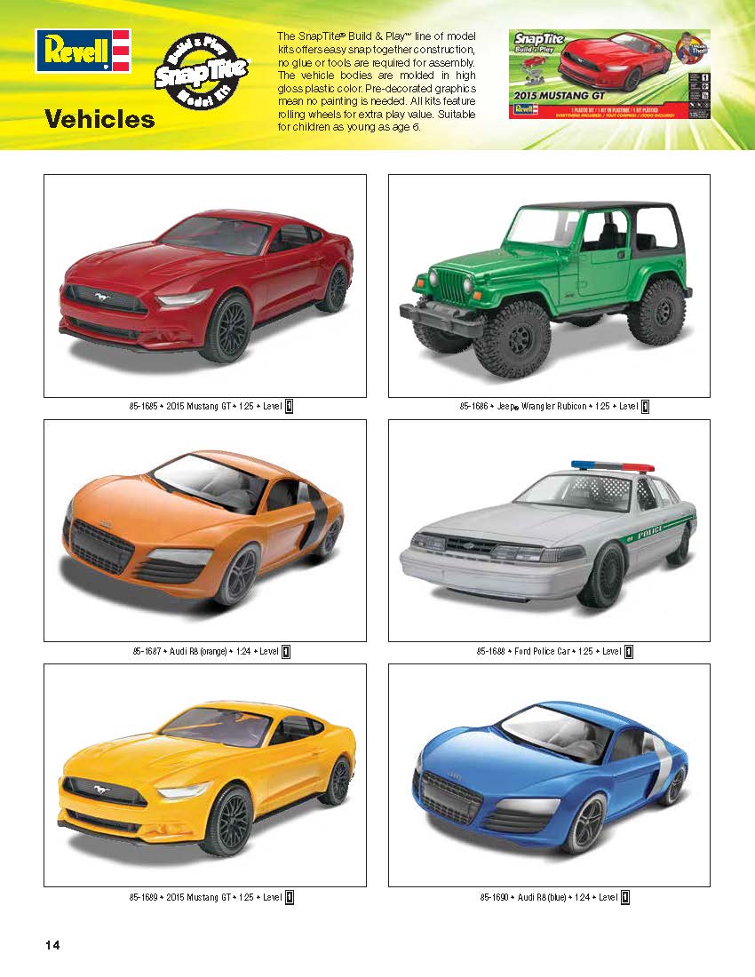 Revell 2016 Catalog Page 14