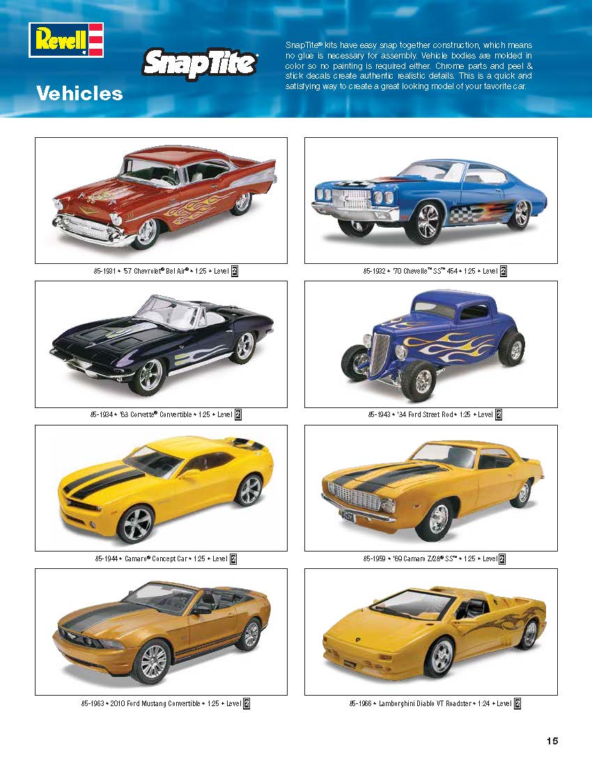 Revell 2016 Catalog Page 15