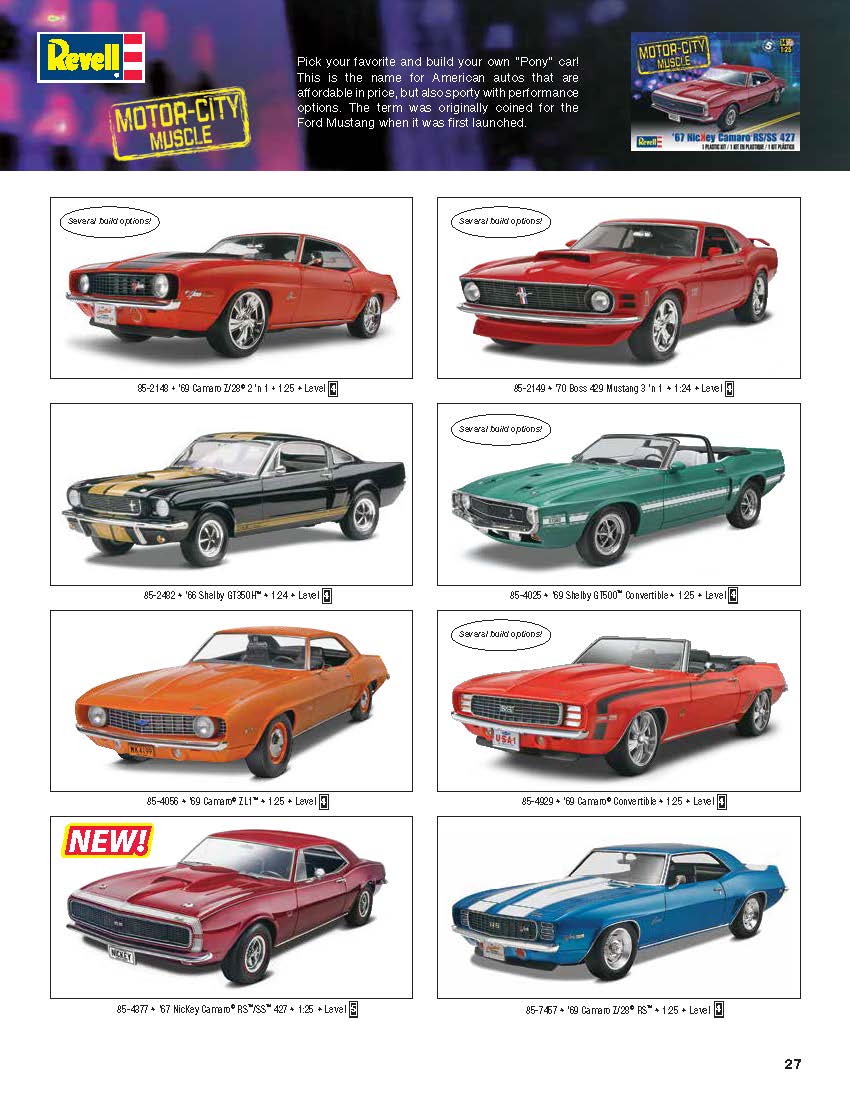 Revell 2016 Catalog Page 27