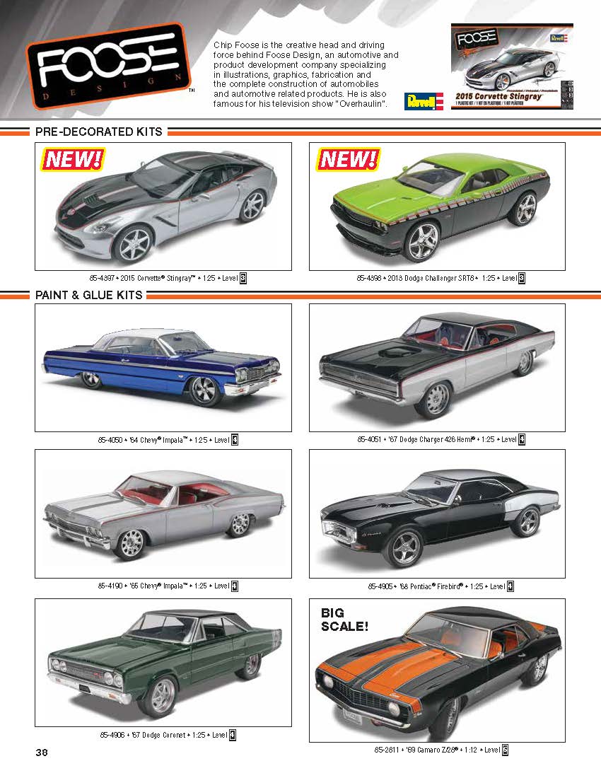 Revell 2016 Catalog Page 8