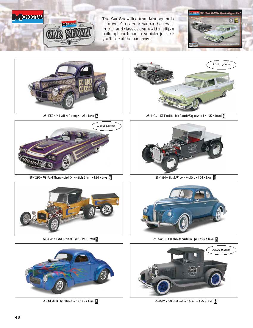 Revell 2016 Catalog Page 40