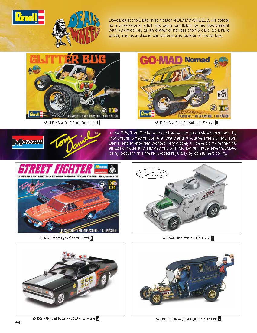 Revell 2016 Catalog Page 44
