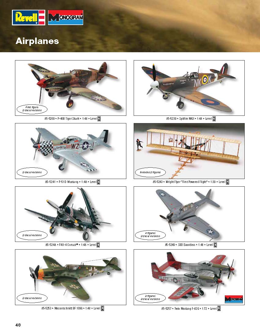 Revell 2016 Catalog Page 48
