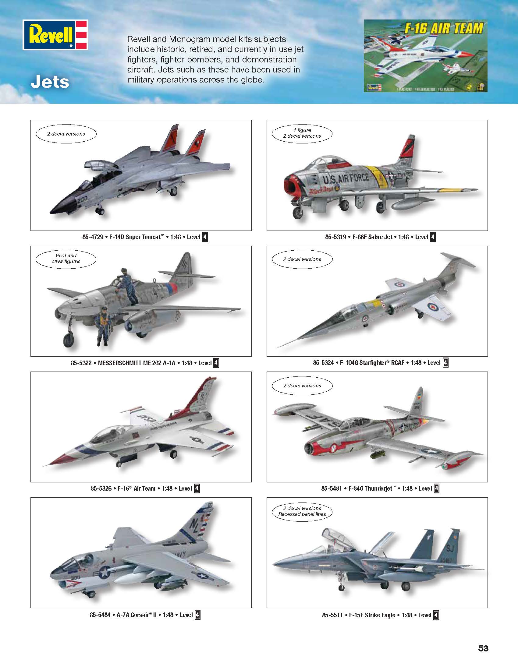 Revell 2016 Catalog Page 53