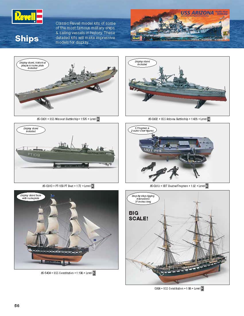 Revell 2016 Catalog Page 56