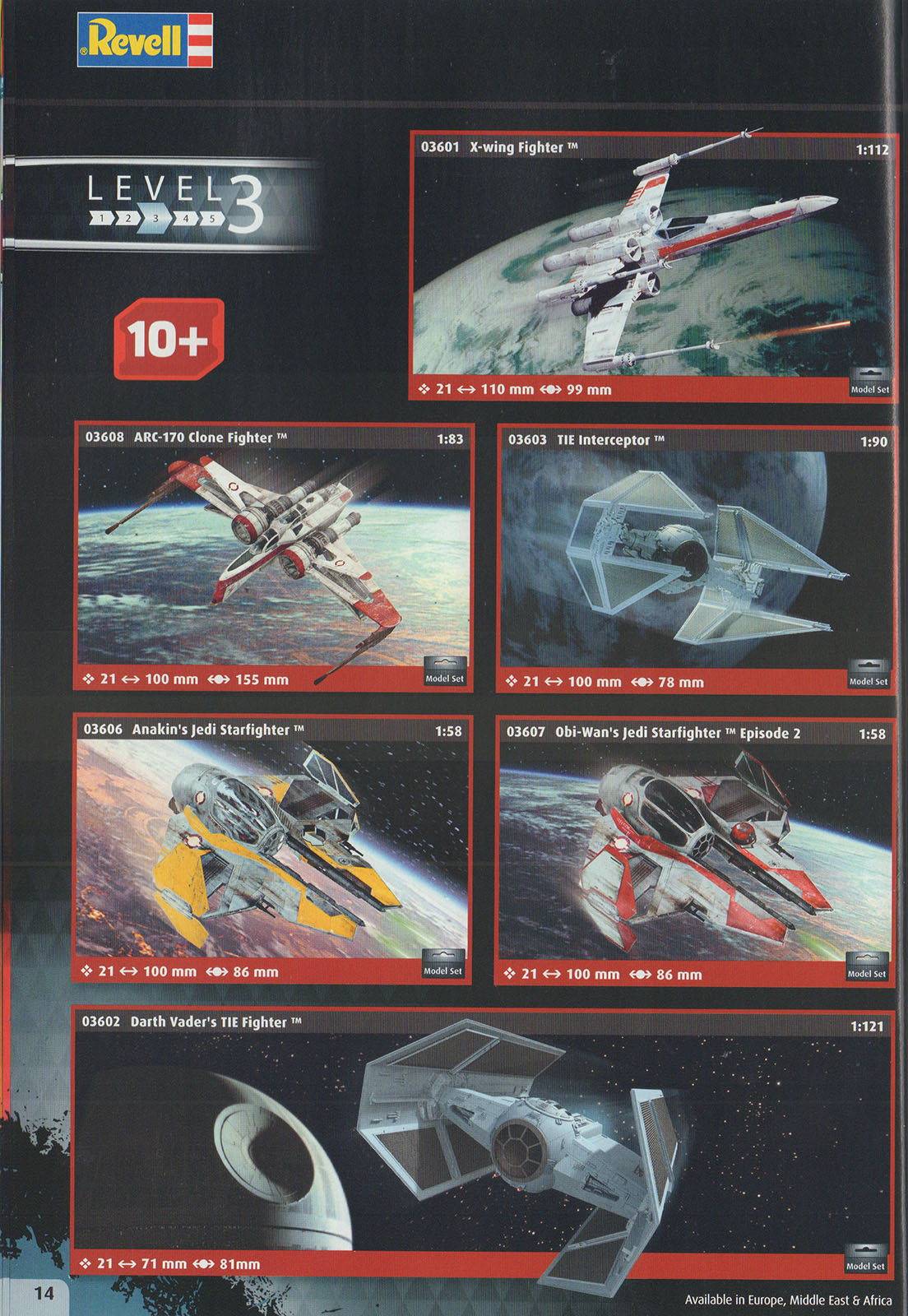 Revell 2017 Catalog Page 14