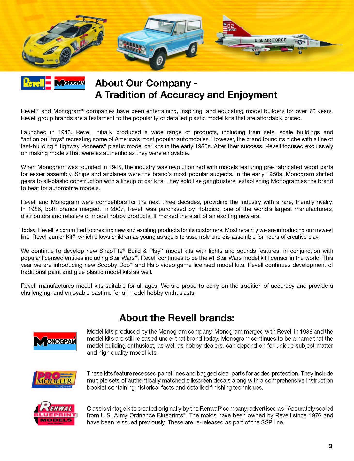Revell/USA 2017 Catalog Page 0