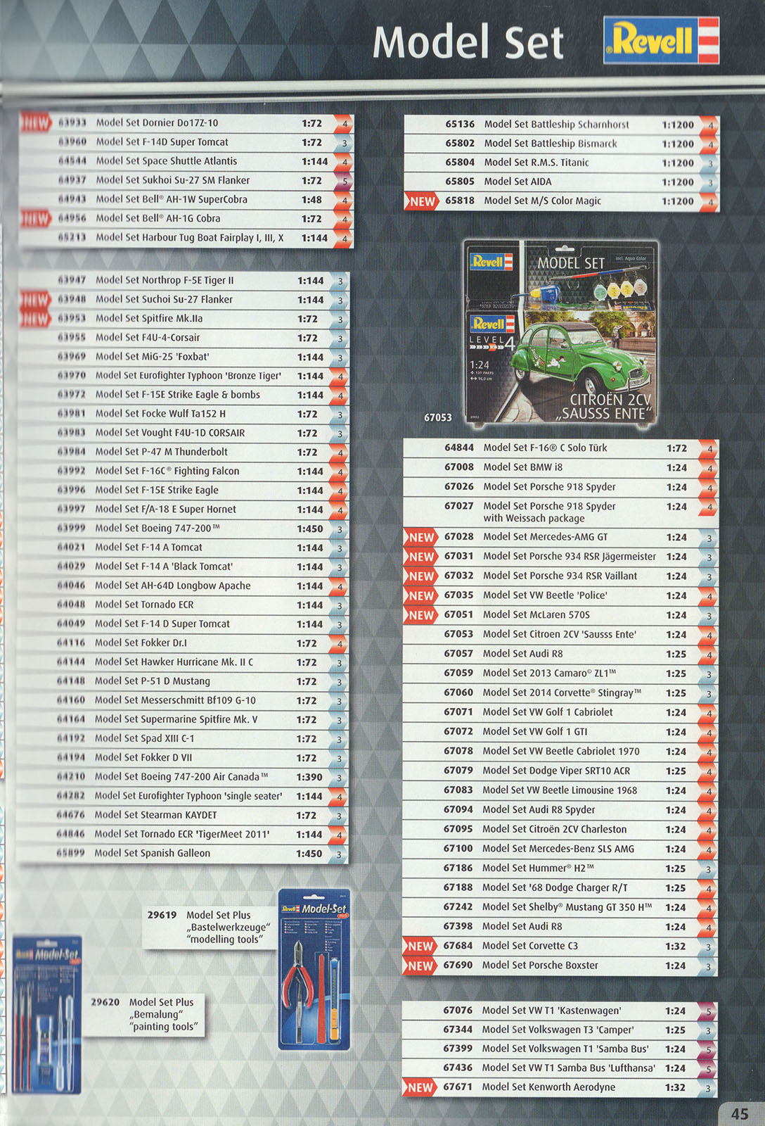 Revell 2017 Catalog Page 45