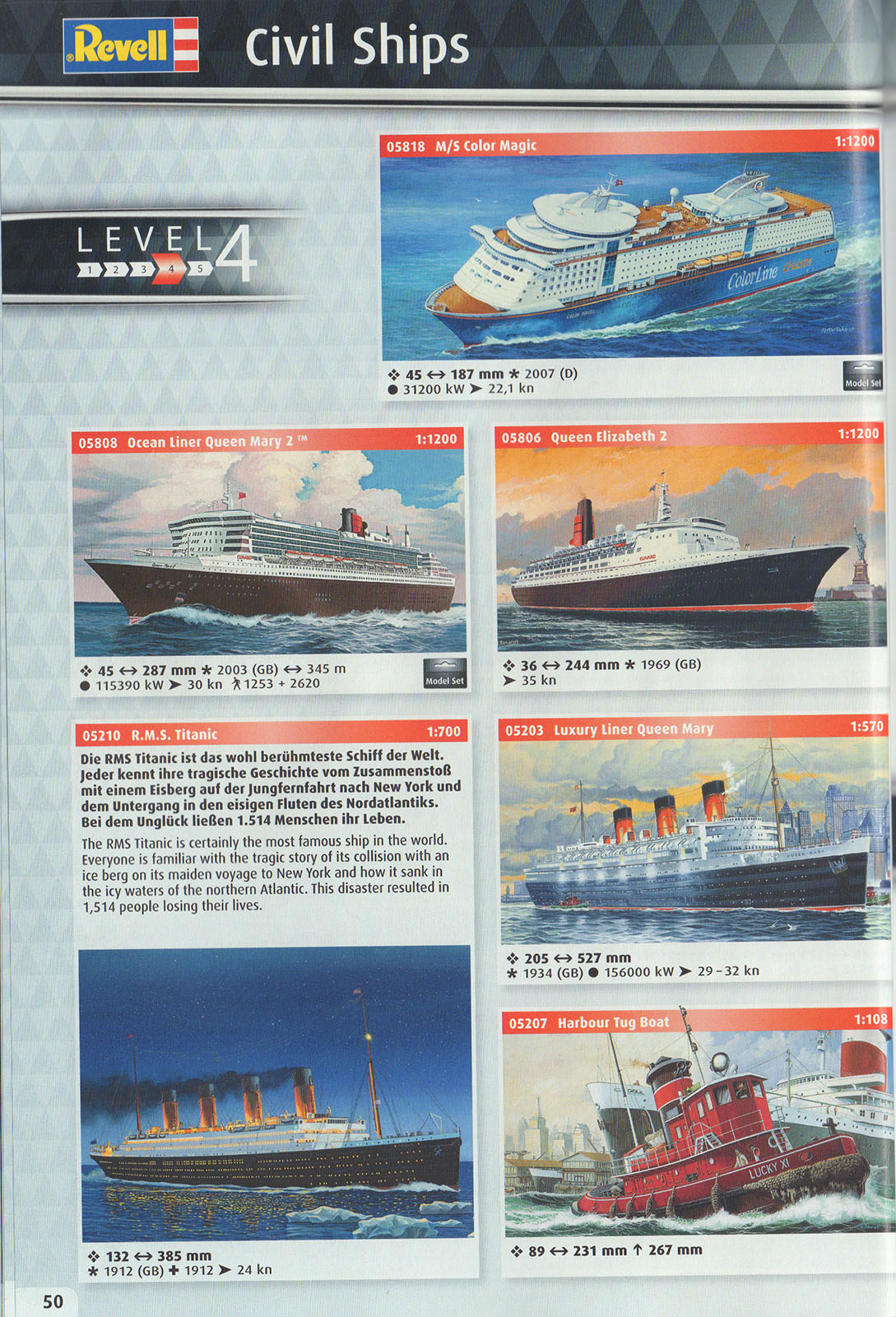Revell 2017 Catalog Page 50