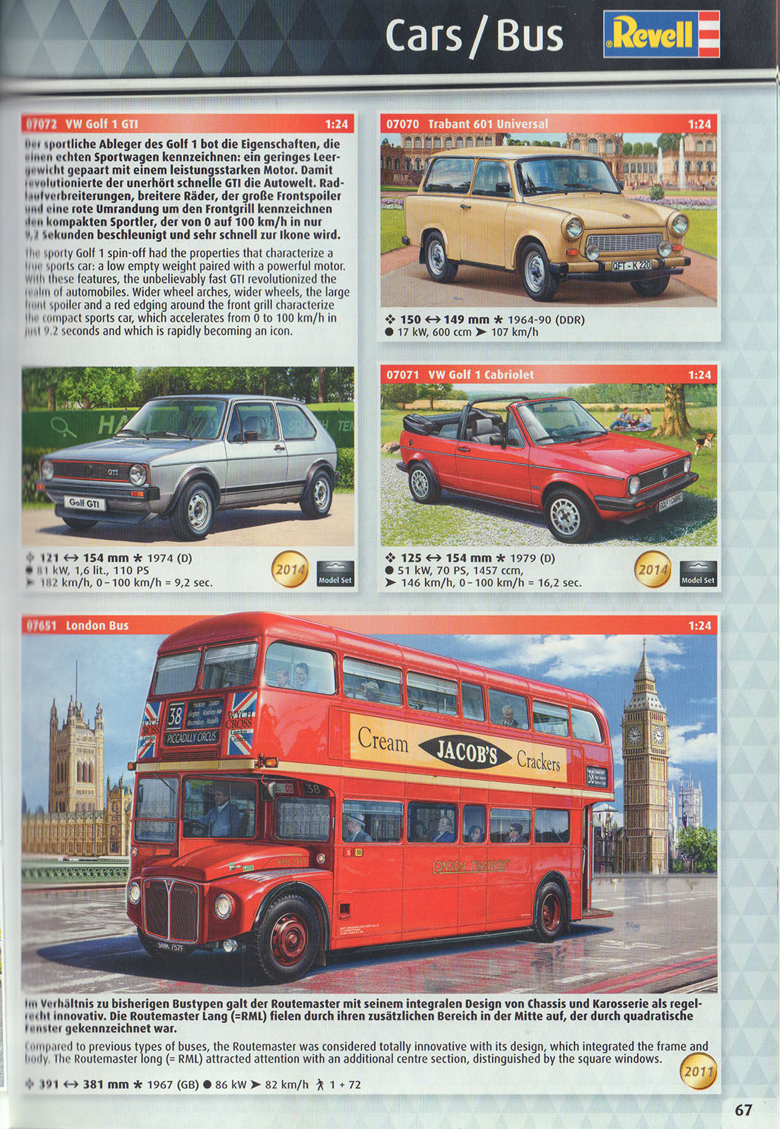 Revell 2017 Catalog Page 67