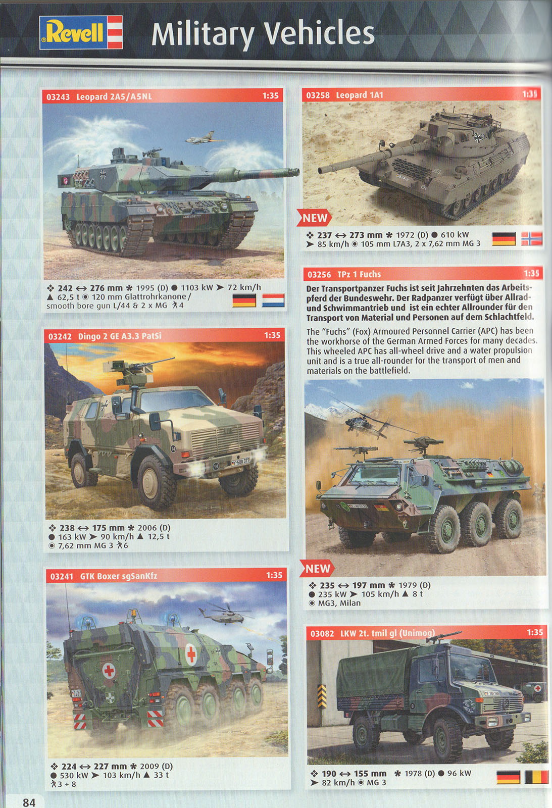 Revell 2017 Catalog Page 84