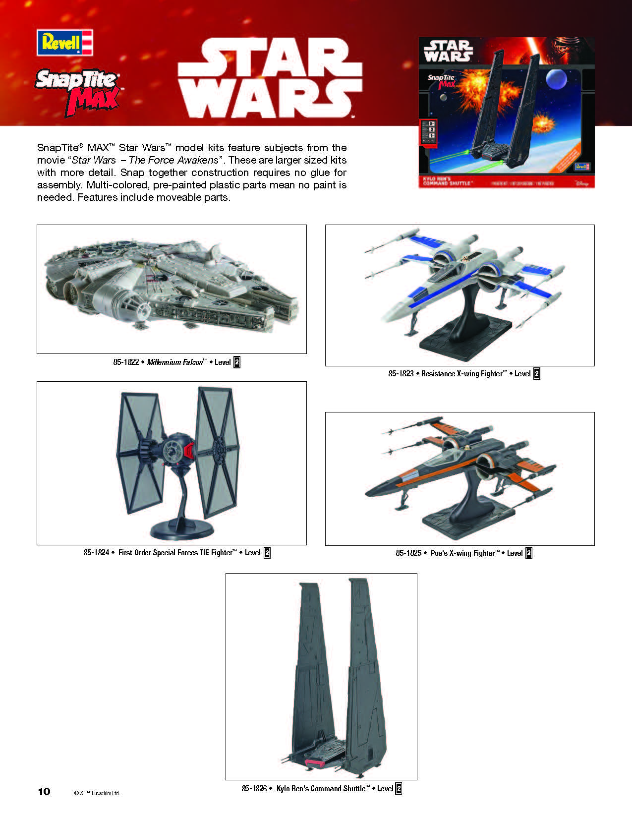Revell/USA 2017 Catalog Page 10