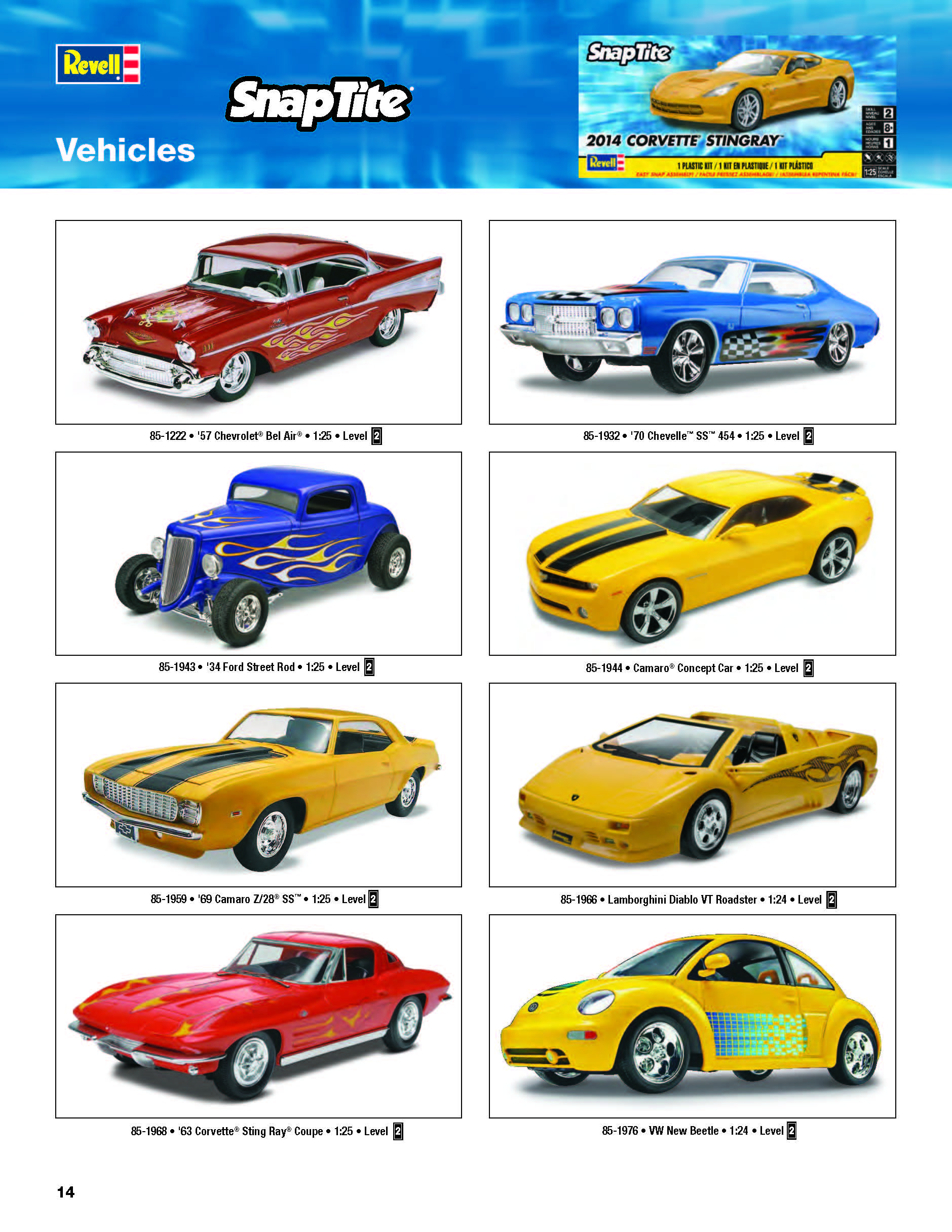 Revell/USA 2017 Catalog Page 14