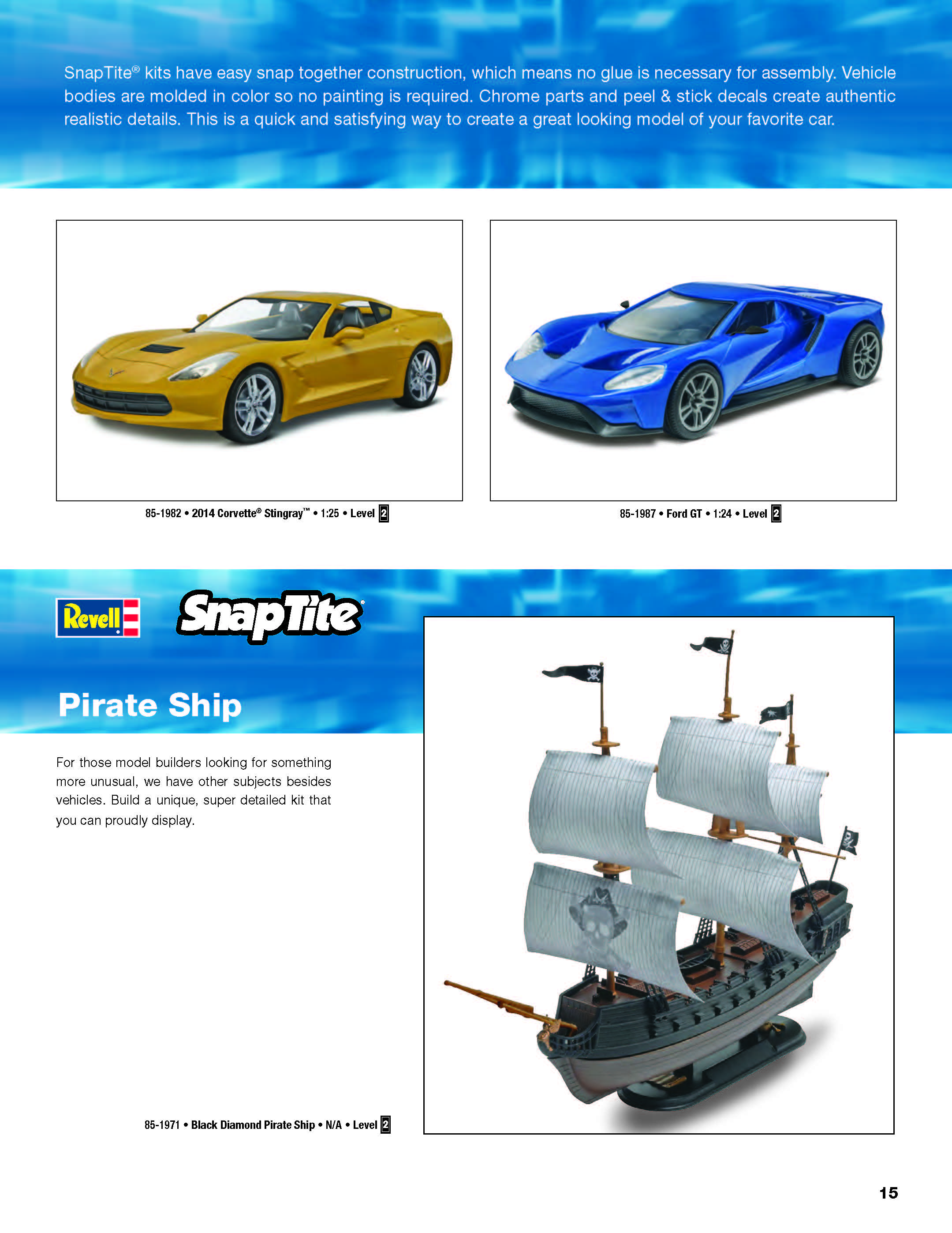 Revell/USA 2017 Catalog Page 15