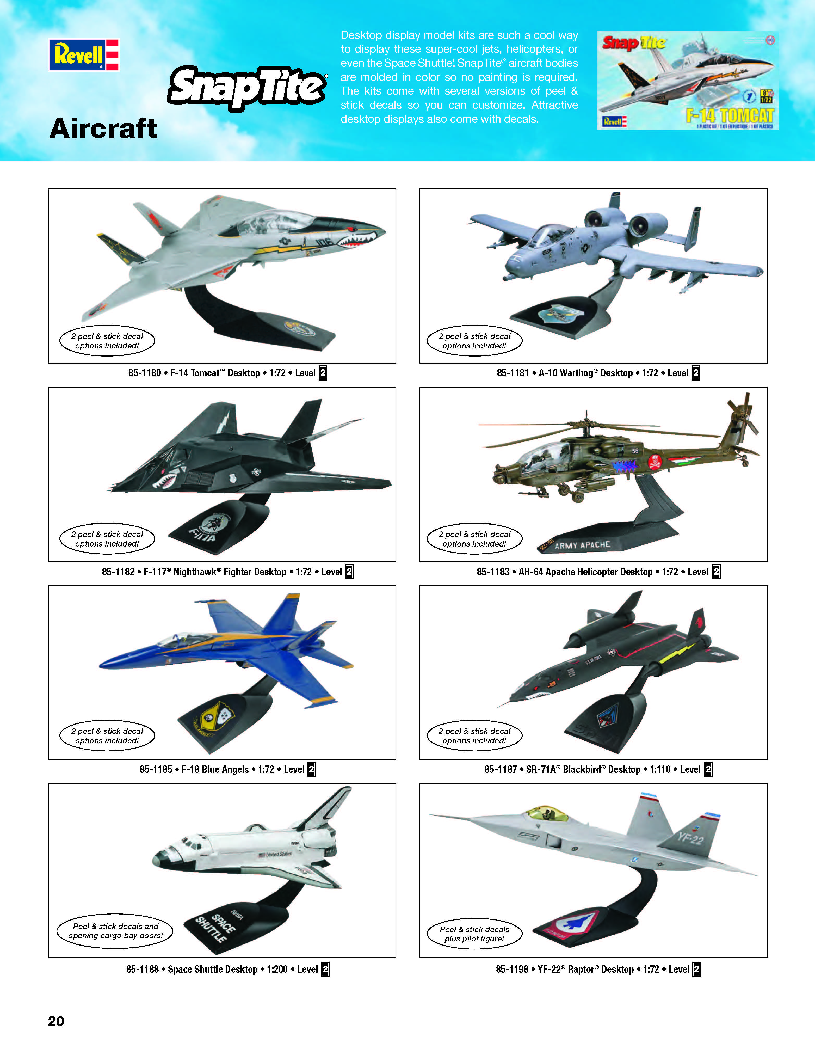 Revell/USA 2017 Catalog Page 20