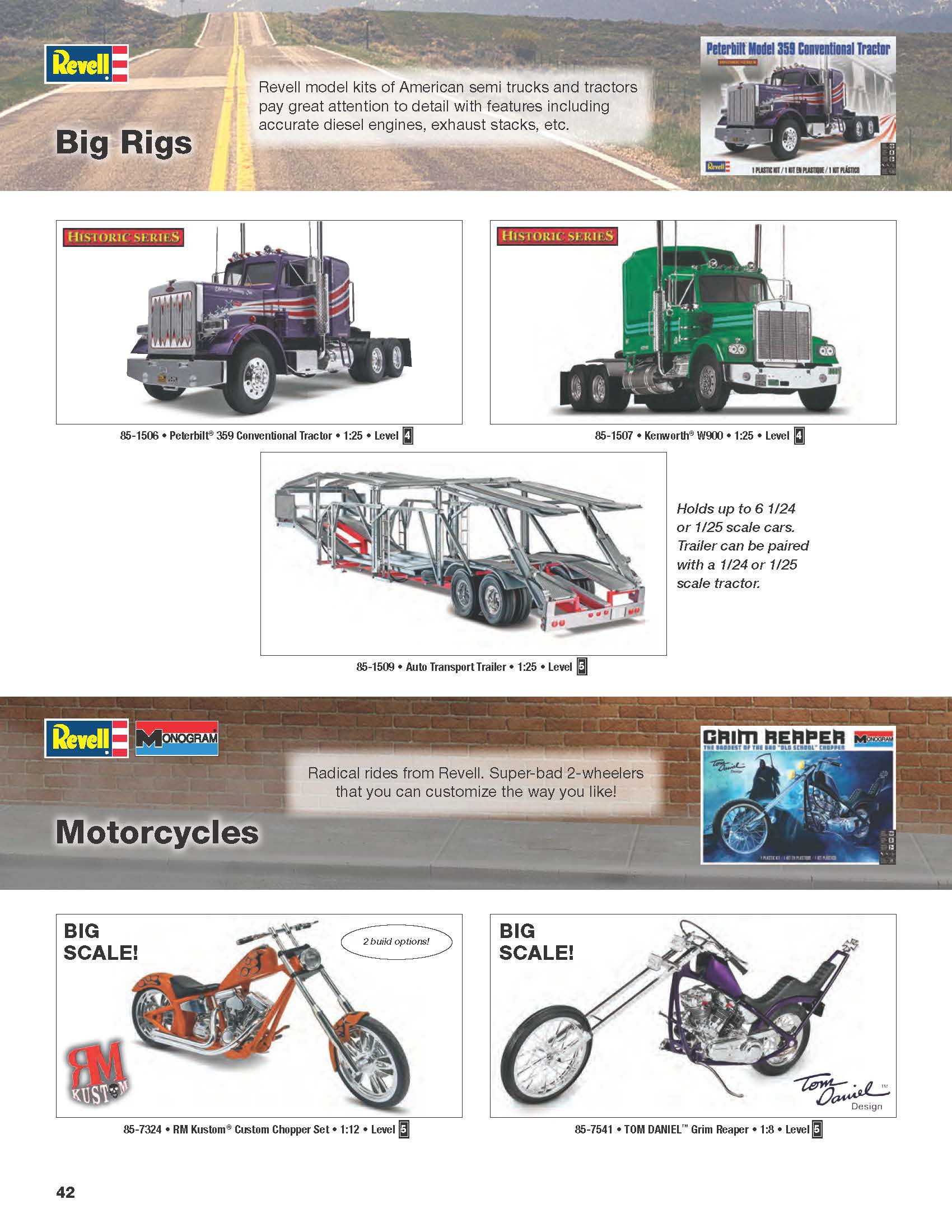 Revell/USA 2017 Catalog Page 42