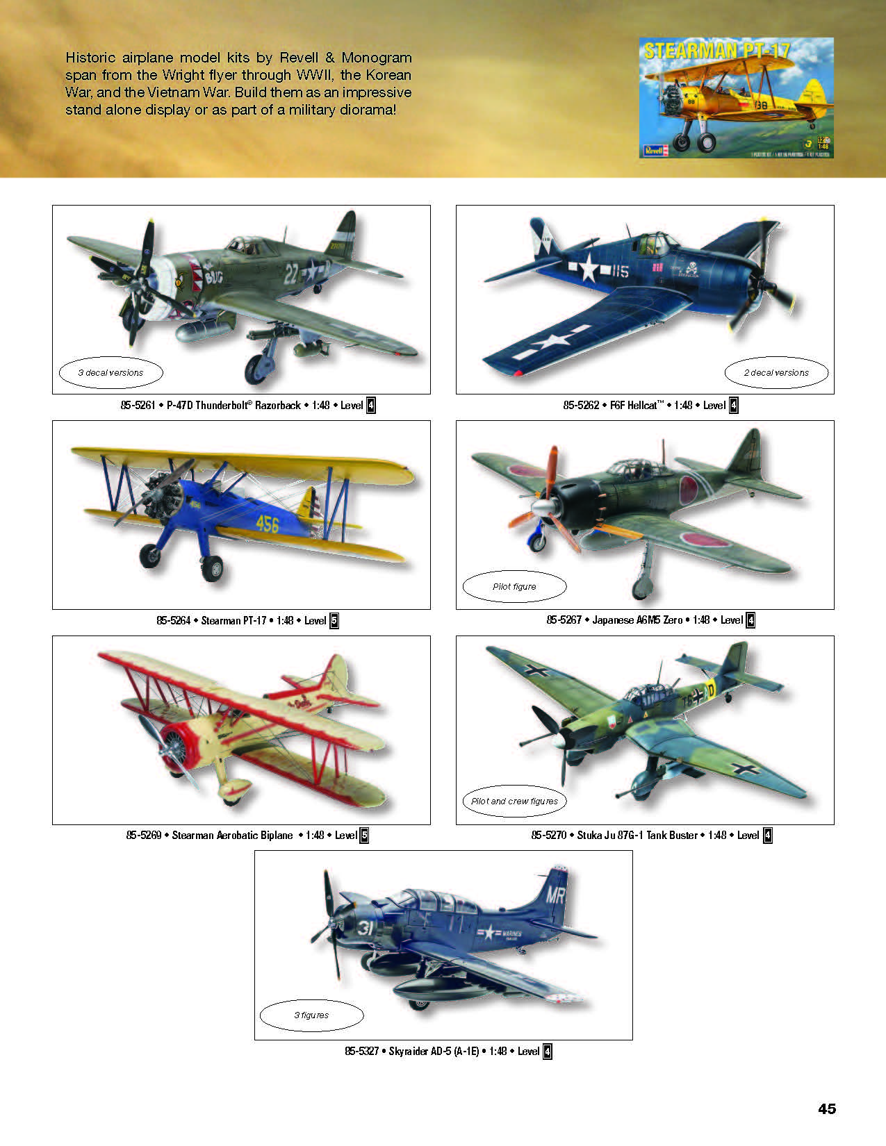 Revell/USA 2017 Catalog Page 45