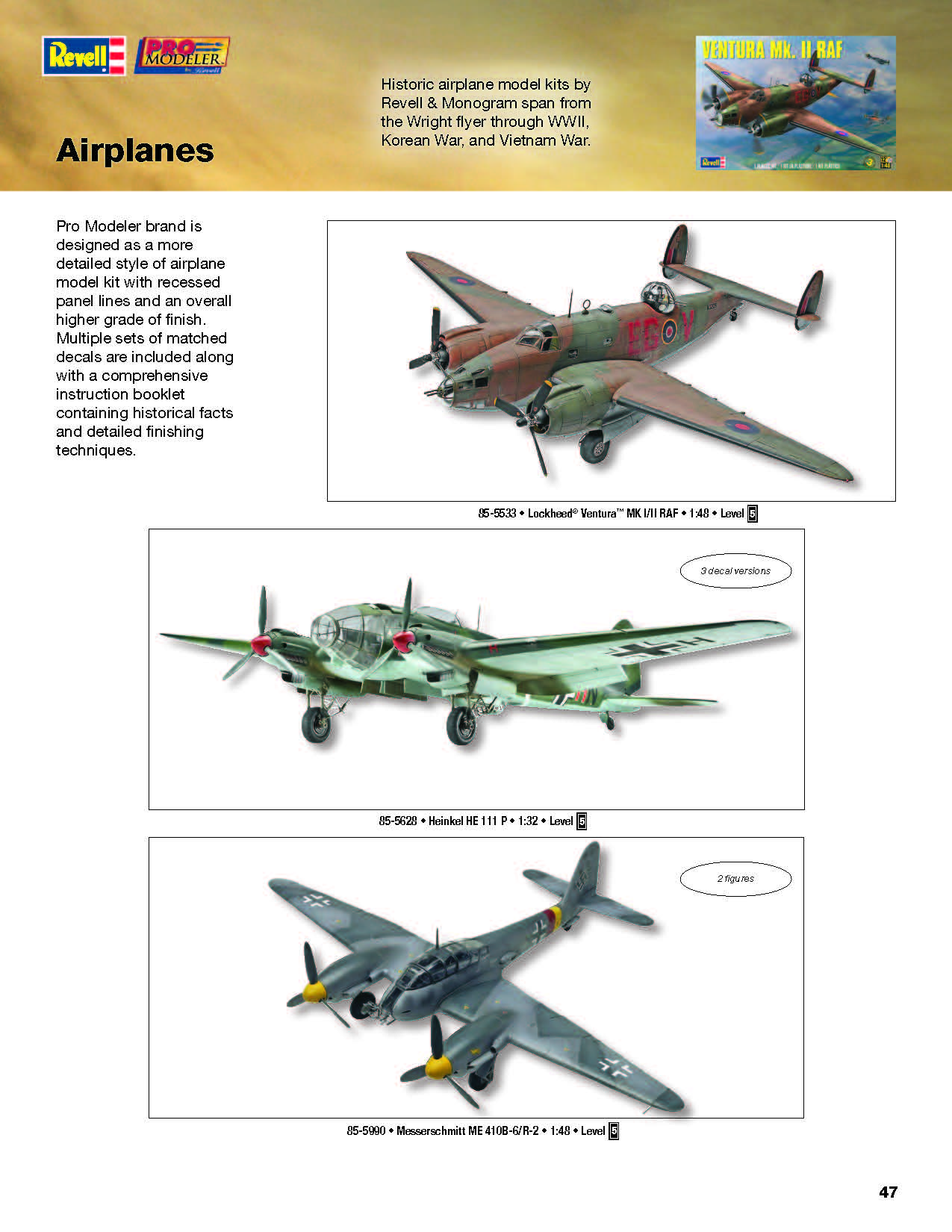 Revell/USA 2017 Catalog Page 47