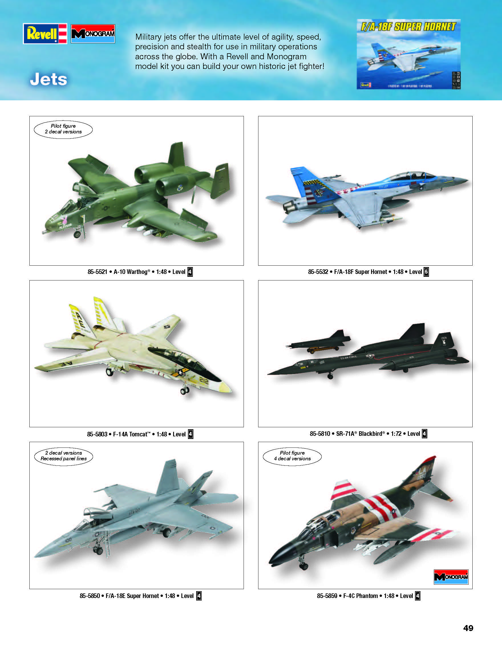 Revell/USA 2017 Catalog Page 49