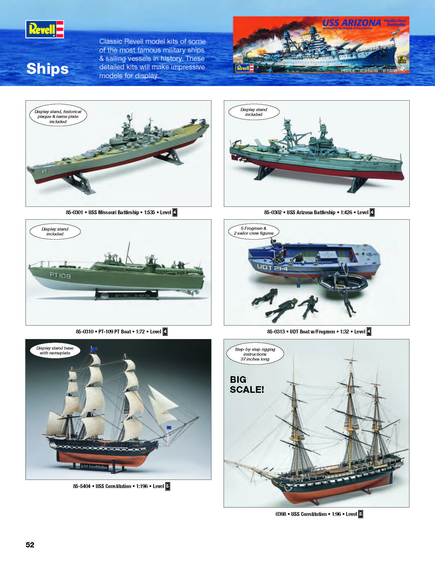 Revell/USA 2017 Catalog Page 52