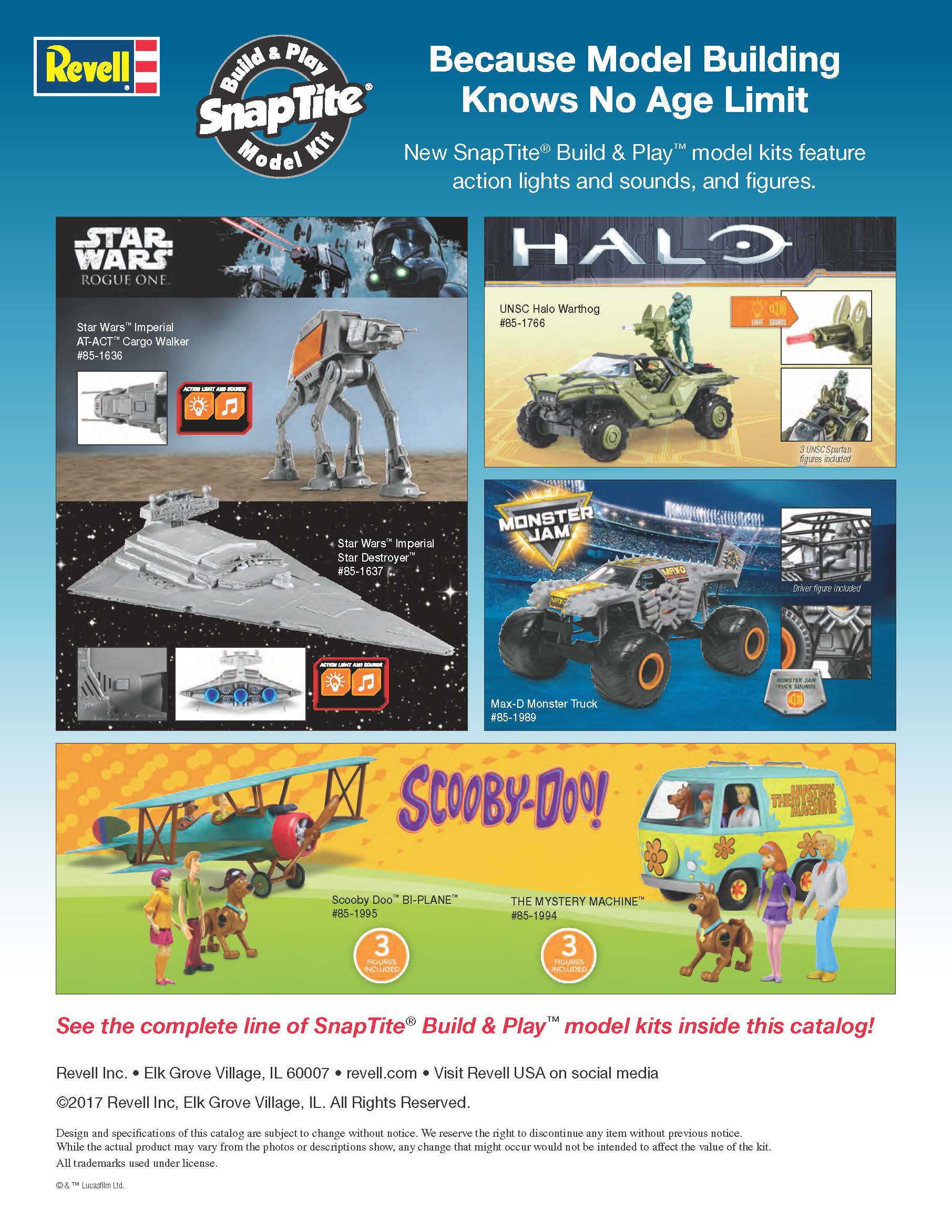 Revell/USA 2017 Catalog Page 60