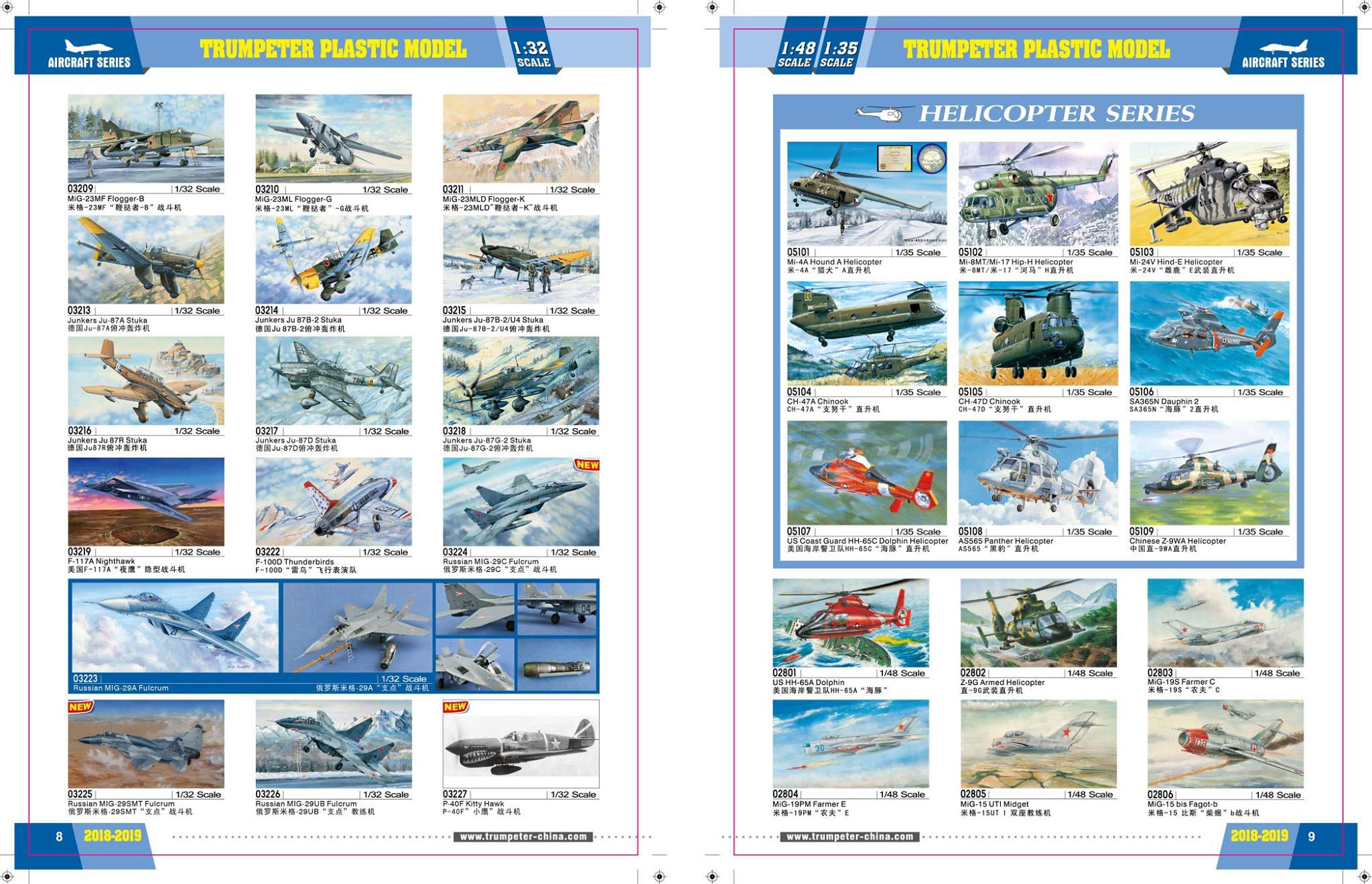 Trumpeter 2018 Catalog Page 2