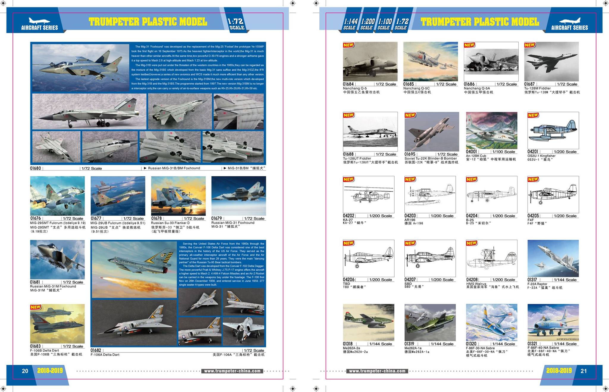 Trumpeter 2018 Catalog Page 11