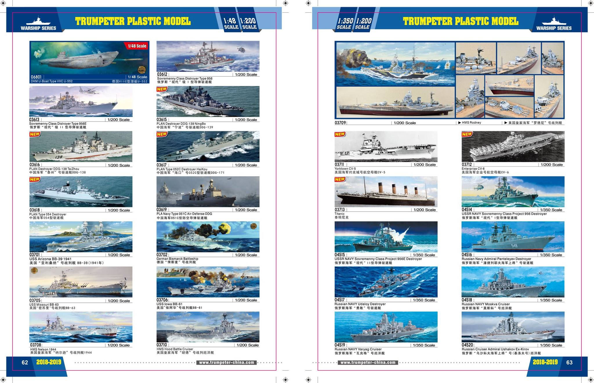 Trumpeter 2018 Catalog Page 032