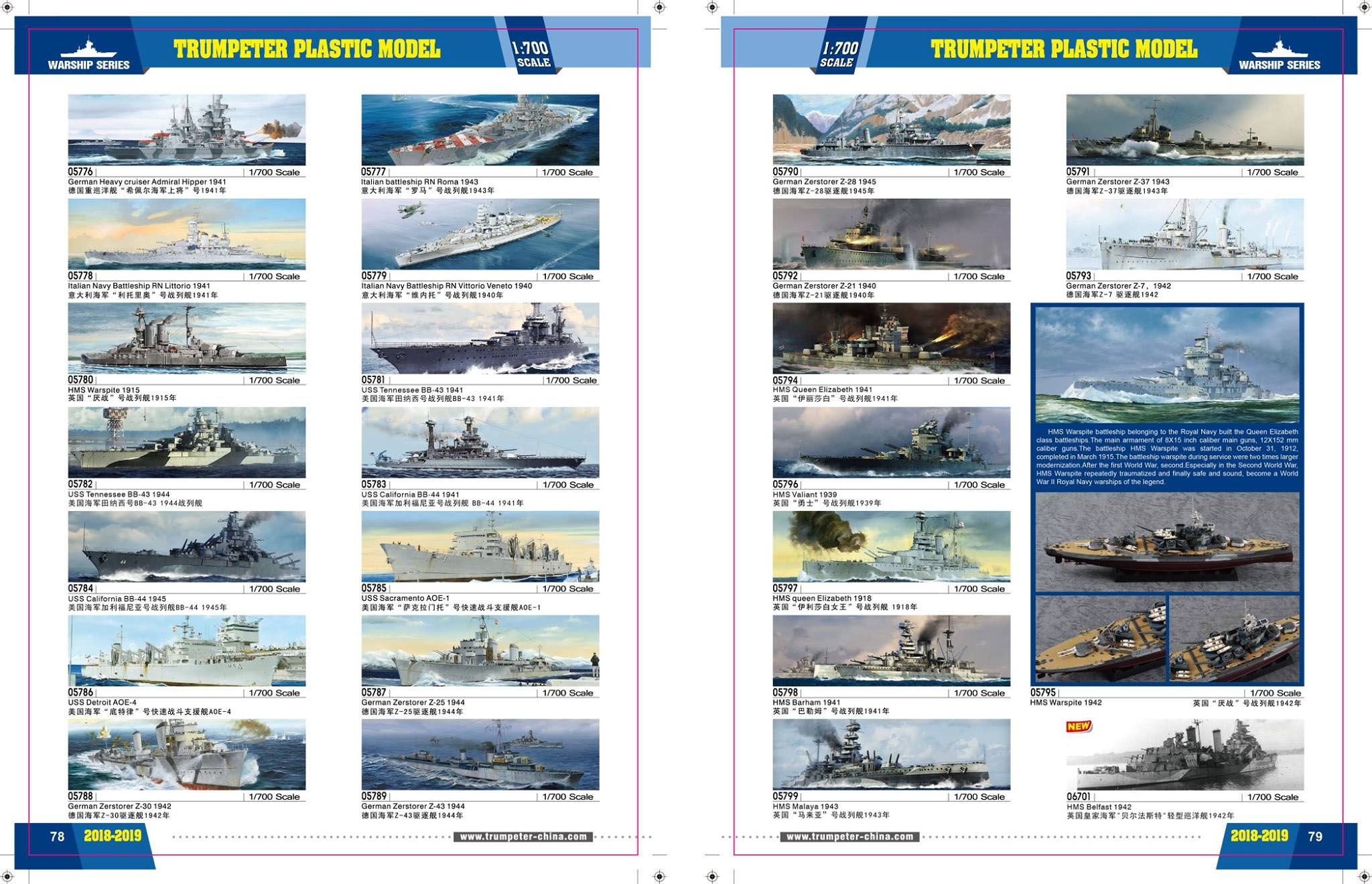 Trumpeter 2018 Catalog Page 40