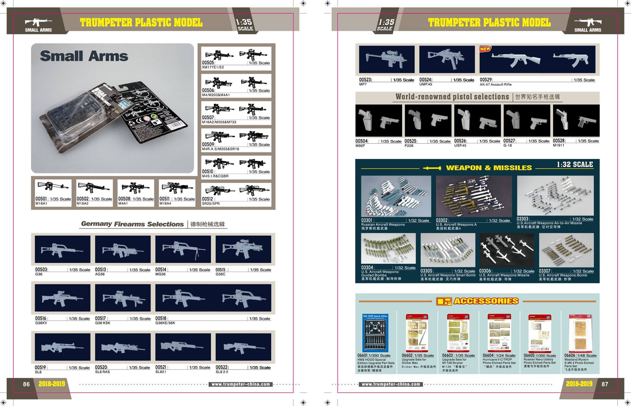 Trumpeter 2018 Catalog Page 44