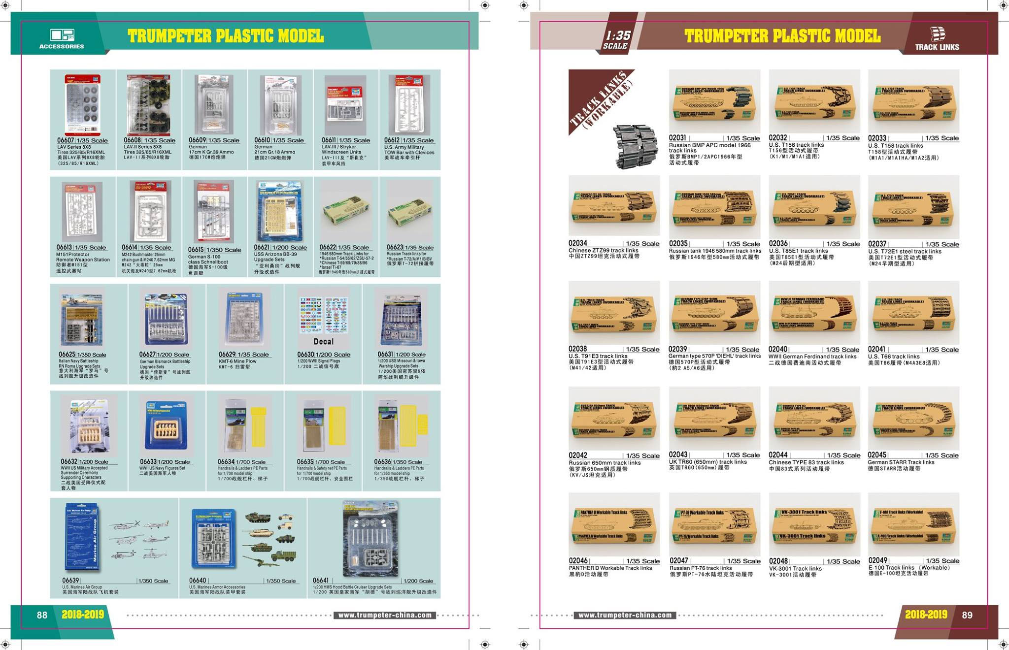Trumpeter 2018 Catalog Page 45