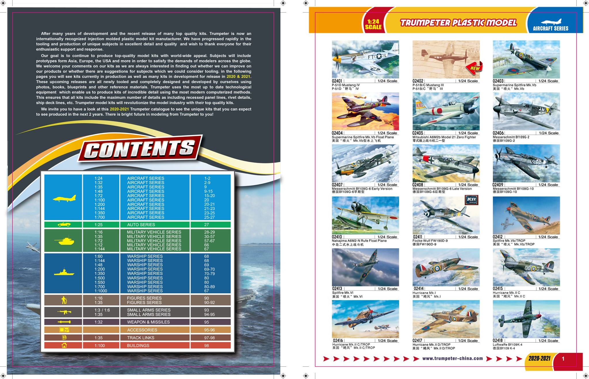 Trumpeter 2020 Catalog Page 2