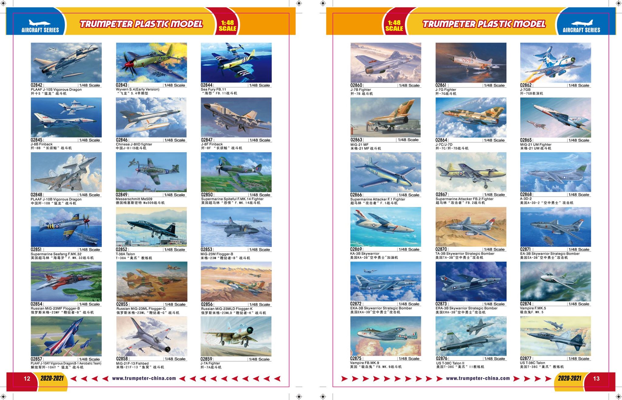 Trumpeter 2020 Catalog Page 8