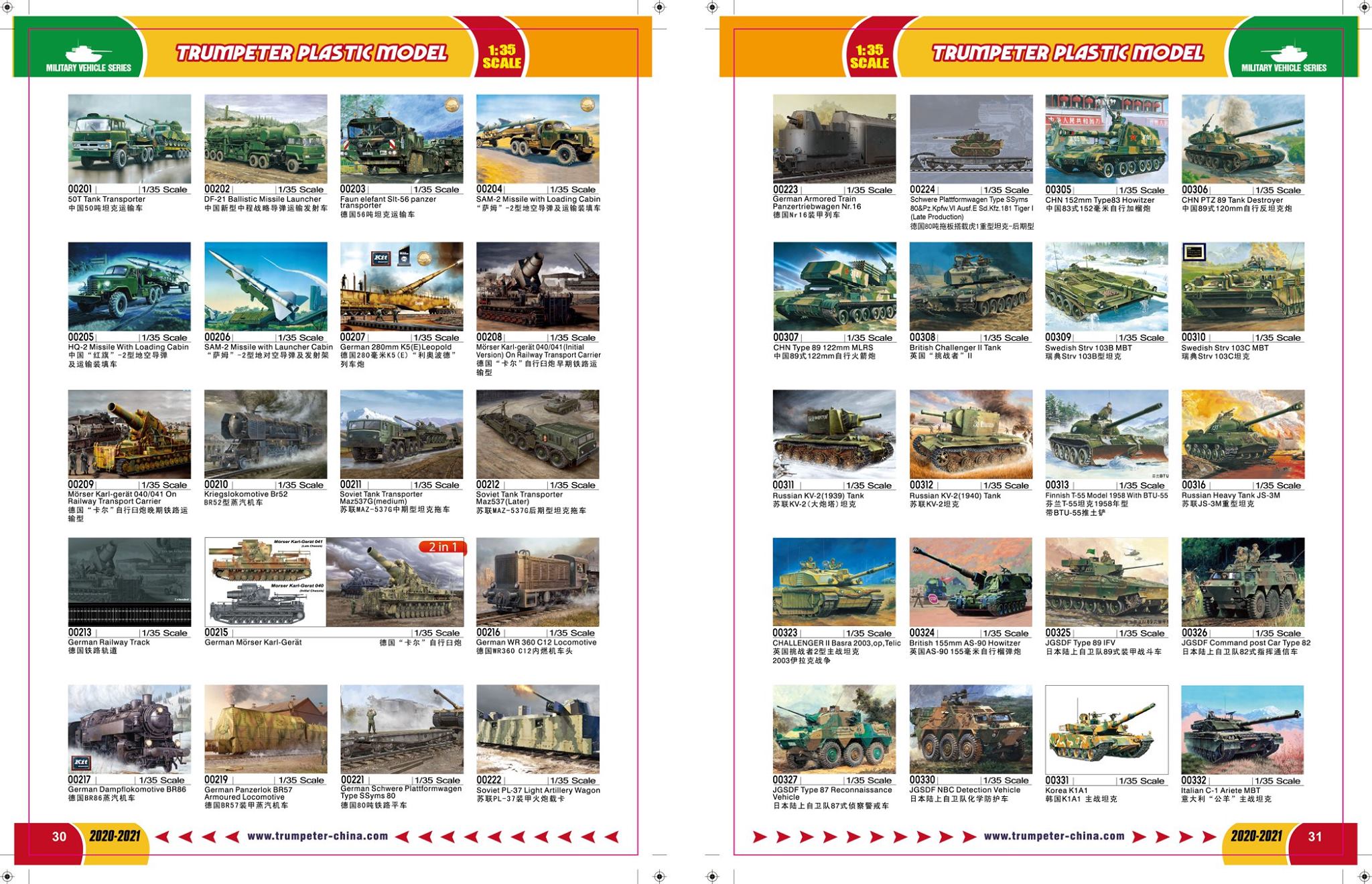 Trumpeter 2020 Catalog Page 17