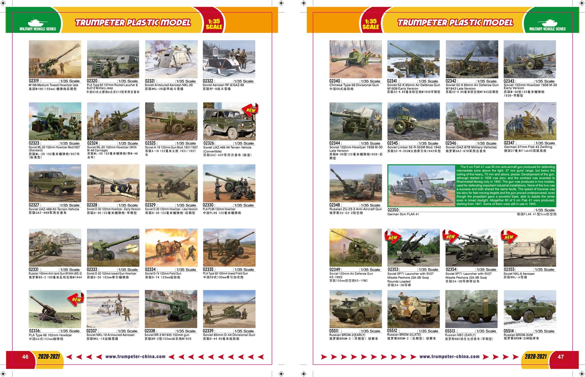 Trumpeter 2020 Catalog Page 25