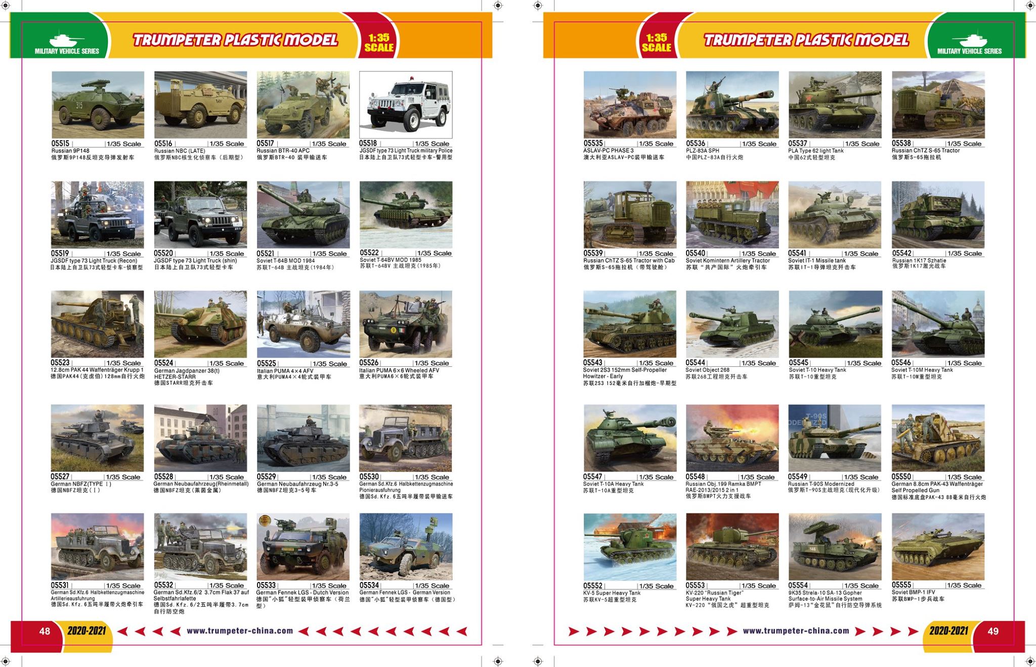 Trumpeter 2020 Catalog Page 26