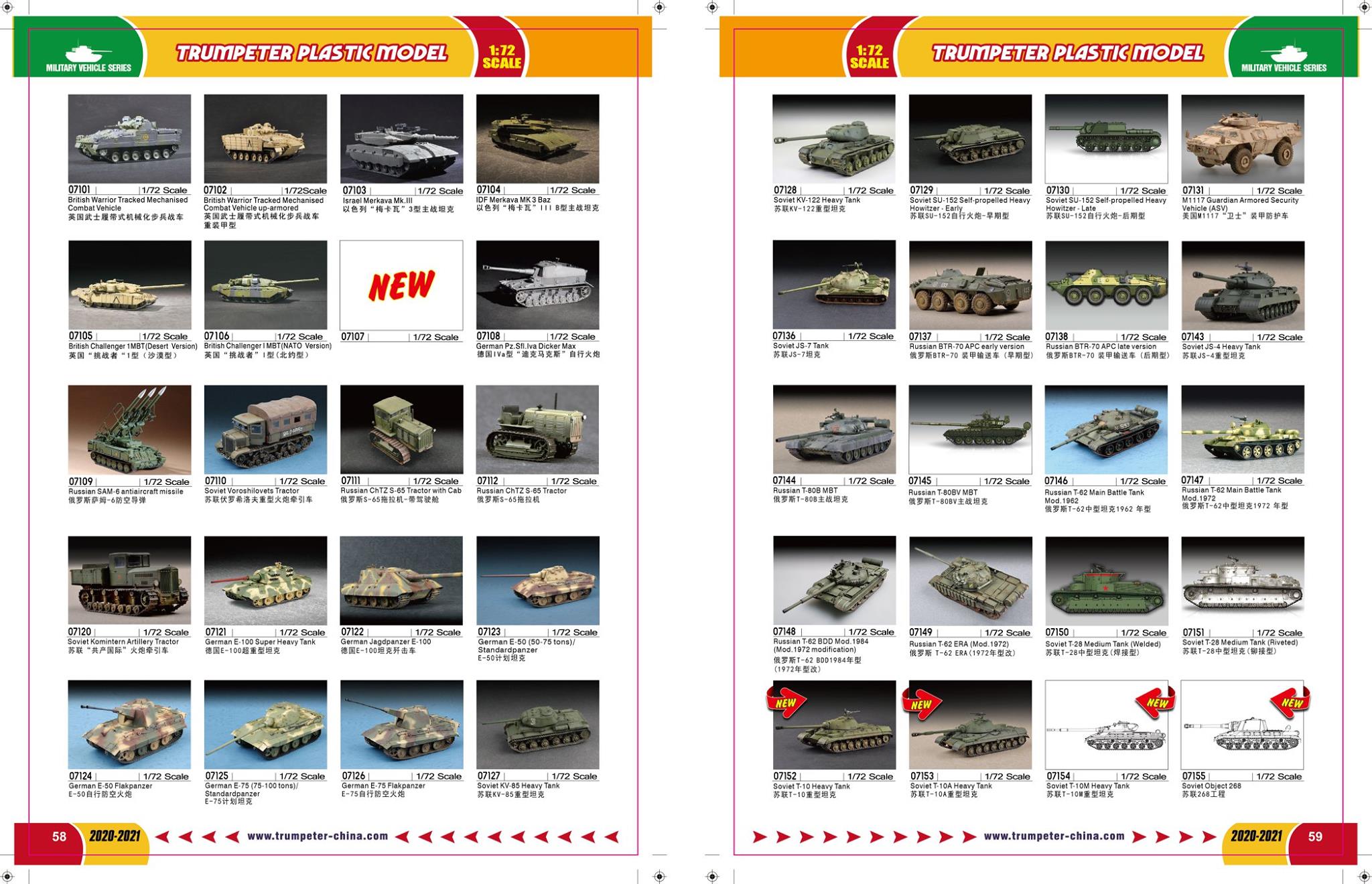 Trumpeter 2020 Catalog Page 031