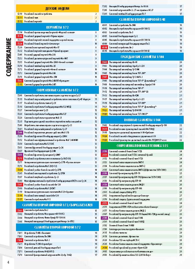 Zvezda 2018 Catalog Page 4