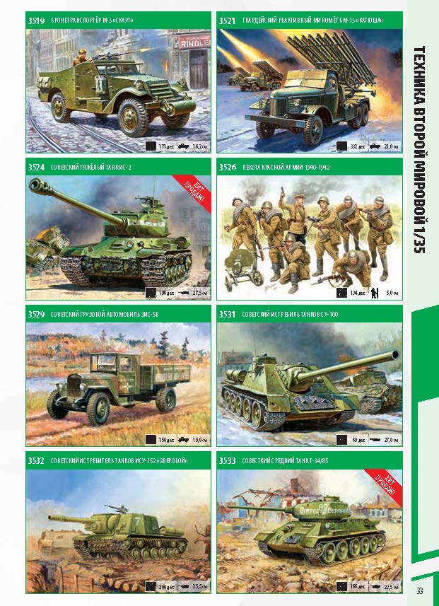 Zvezda 2018 Catalog Page 33
