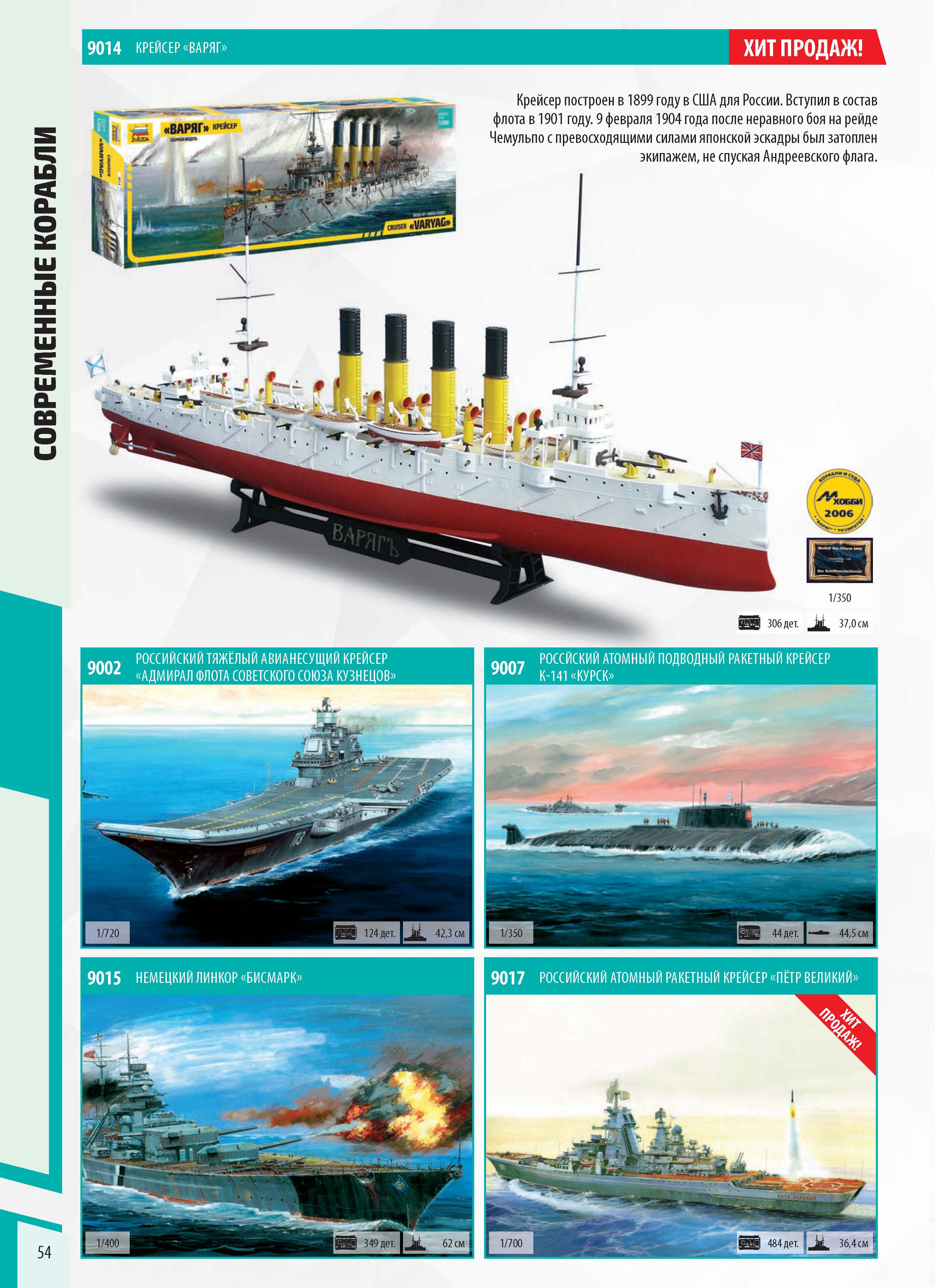Zvezda 2020 Catalog Page 54