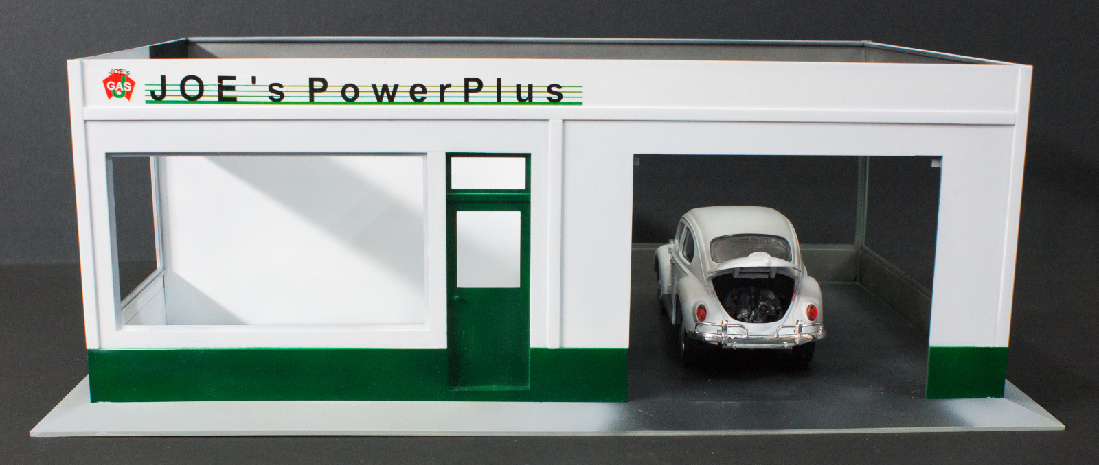 Academy 15122 1/24 Joe's Power Plus Service Station Build Image 31