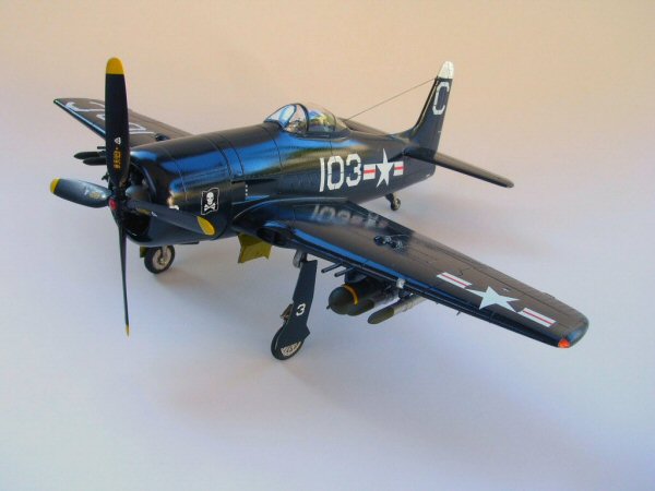 Academy 12201 1/48 Grumman F8F-1 Bearcat Build Image 06