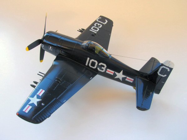 Academy 12201 1/48 Grumman F8F-1 Bearcat Build Image 07
