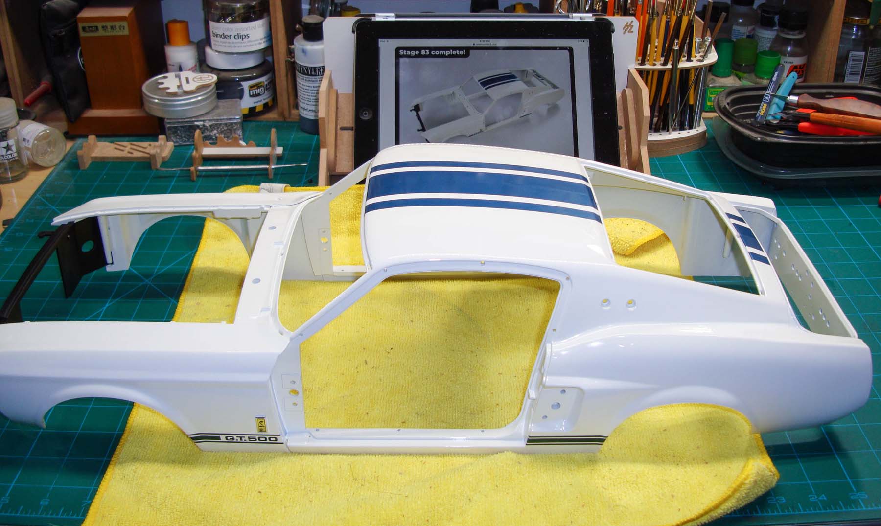 Agora Models 1/8 '67 Shelby GT500 Super Snake Build Image 120