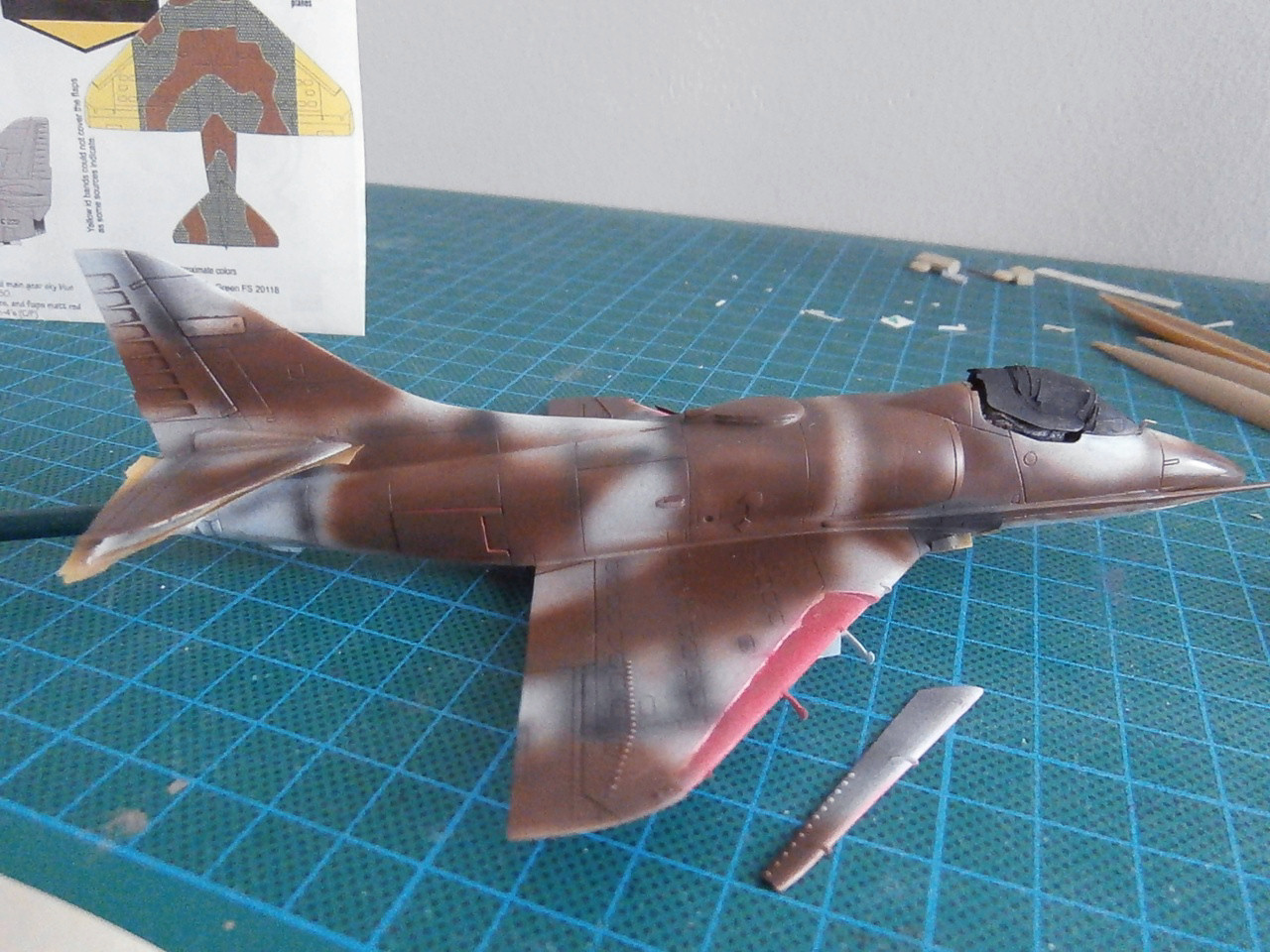 Airfix 3029 1/72 A-4B/P Skyhawk Build Image 74