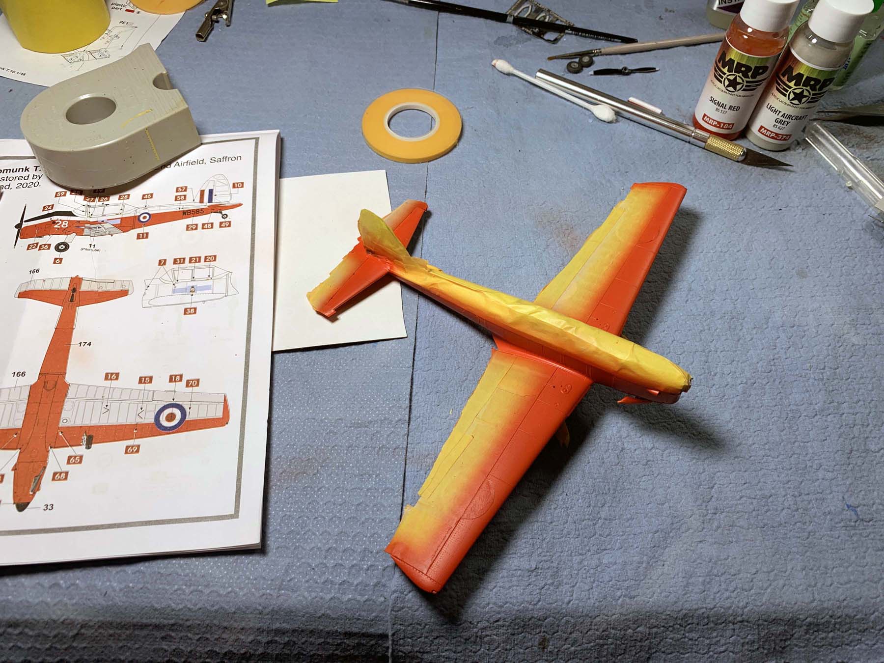 Airfix 4105 1/48 Chipmunk T.10 Build Image 07