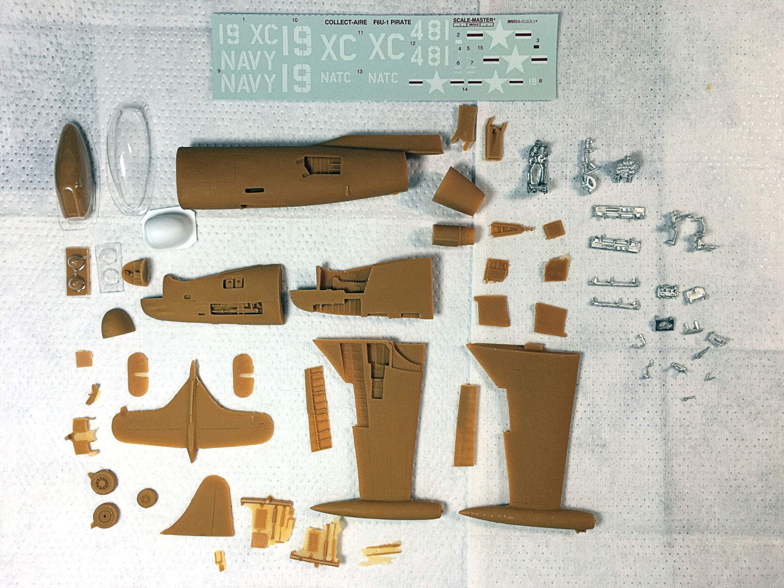 Collect Aire 4809 1/48 F6U-1 Pirate Build Review Image 01