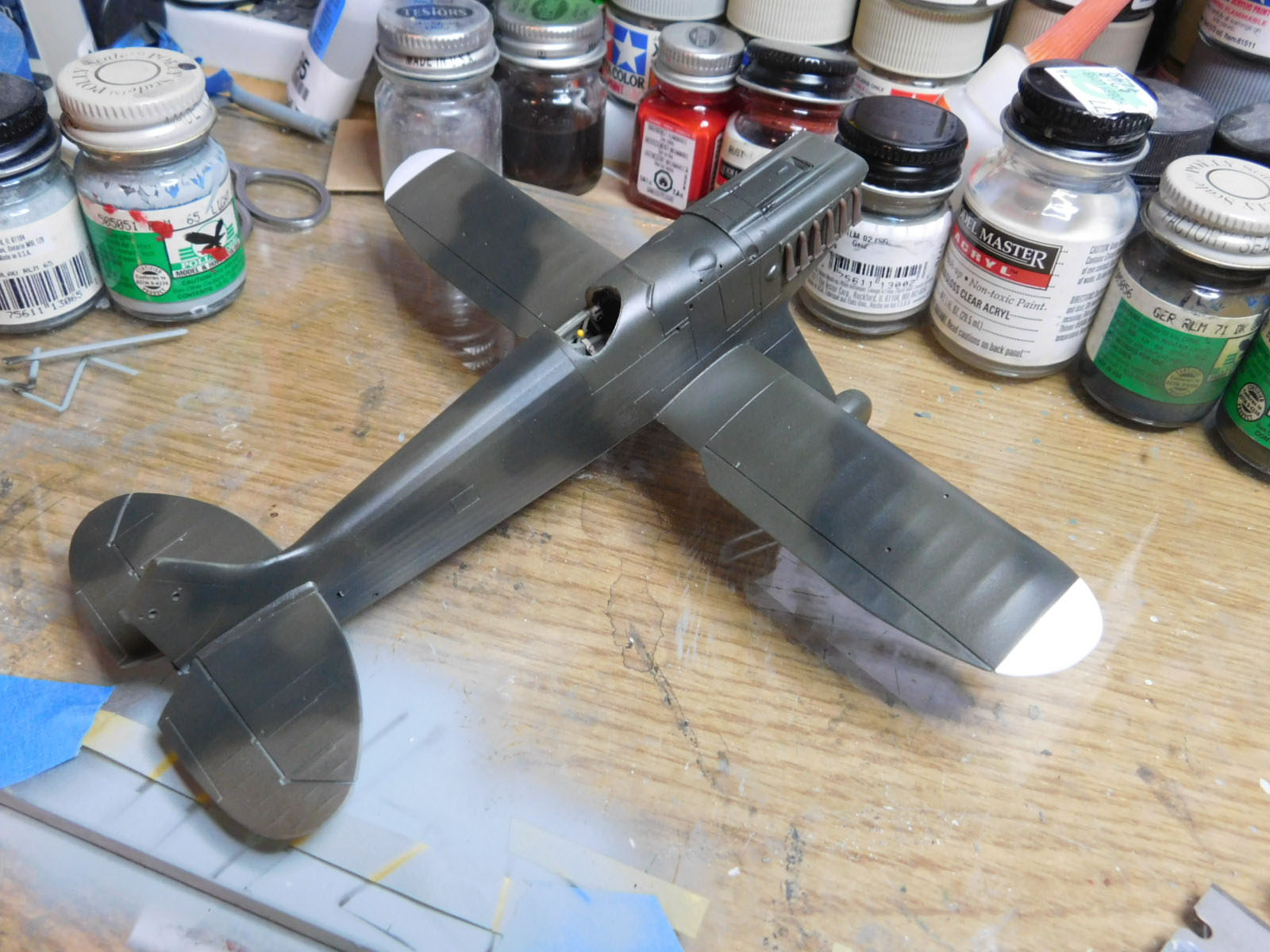 Eduard 1140 1/48 He 51C Legion Condor Build Image 08