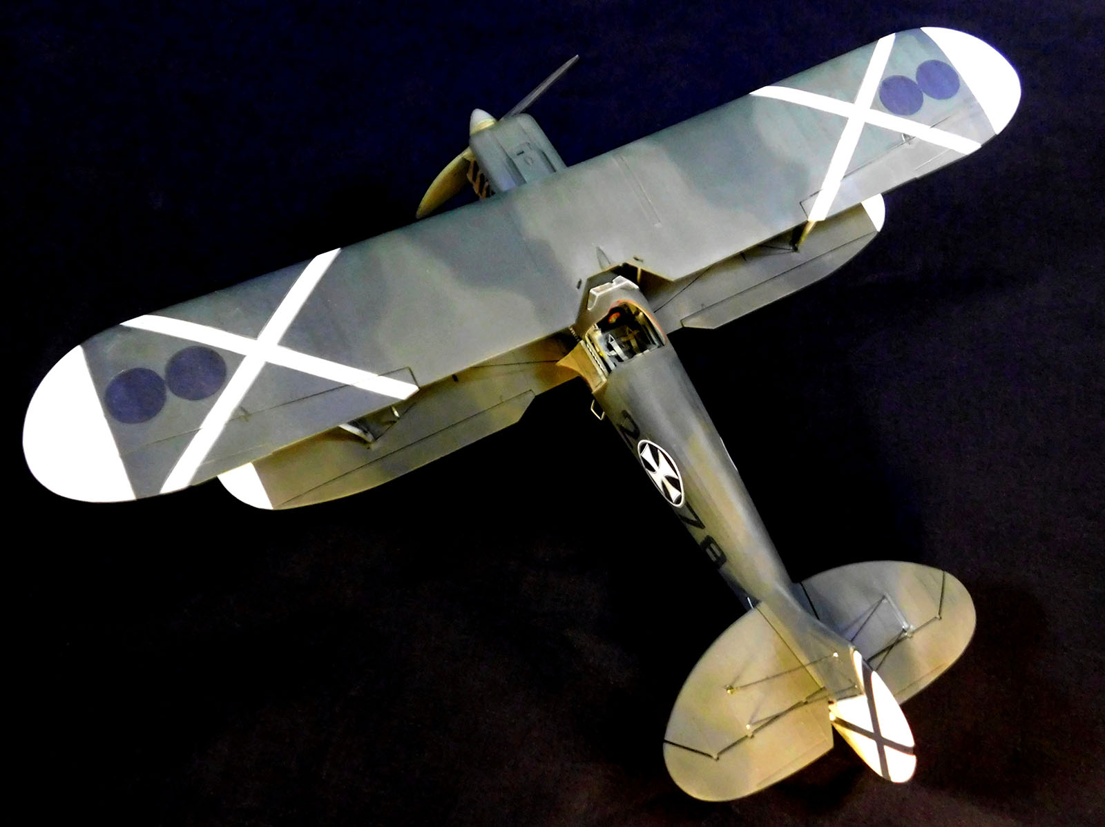 Eduard 1140 1/48 He 51C Legion Condor Build Image 16
