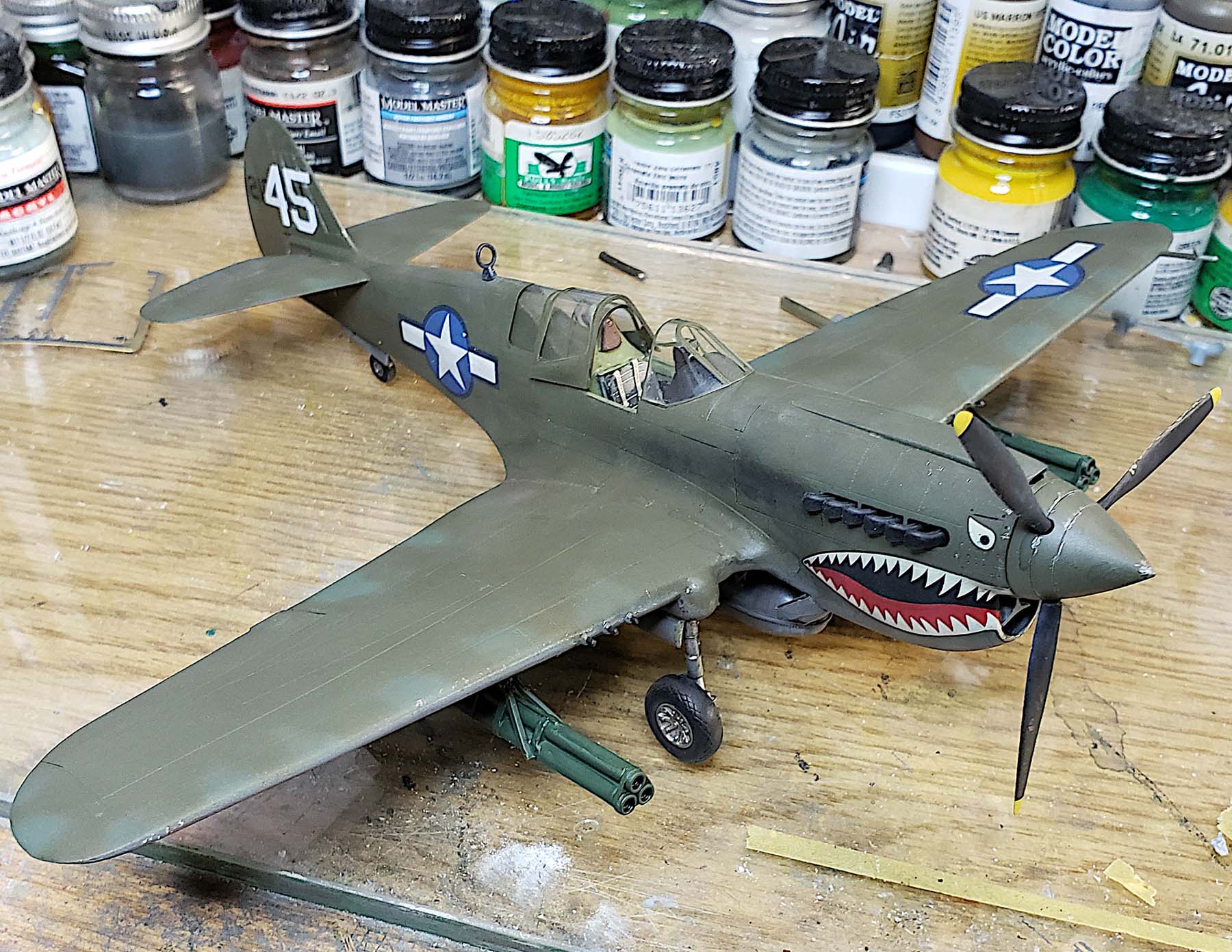 Eduard 8036 1/48 P-40N Warhawk Build Image 18
